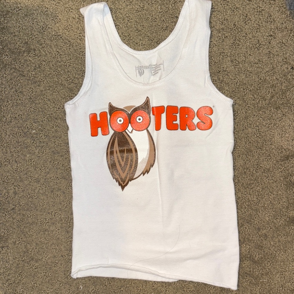 Hooters White Tank Top